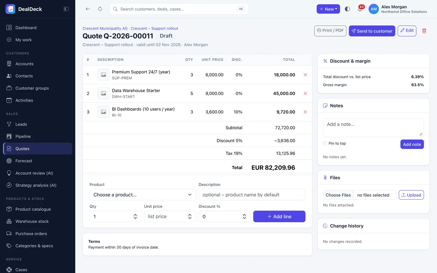 DealDeck – Quote